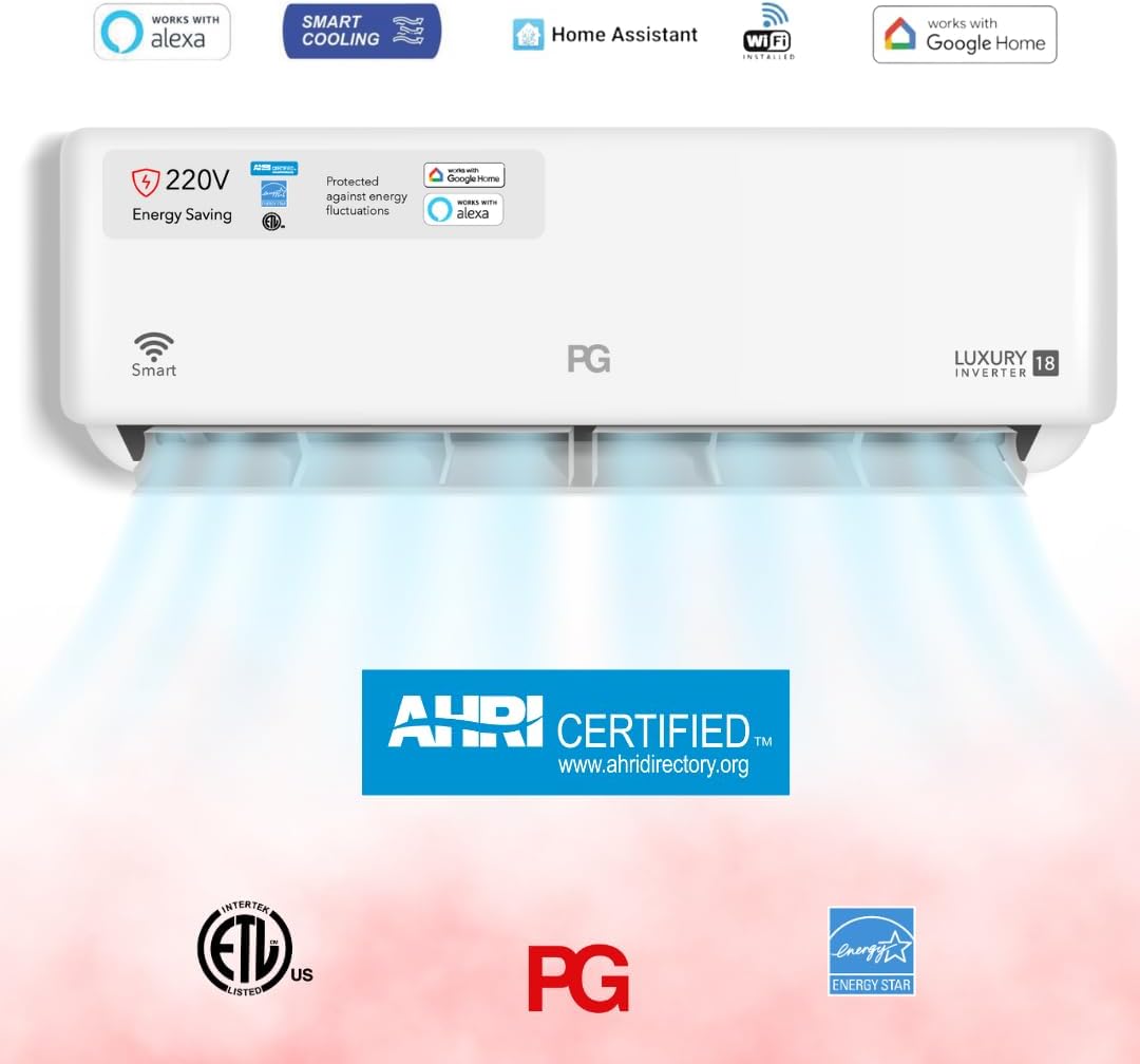 PG Mini Split Indoor Unit with Certifications