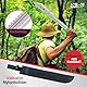 KS-11 Survival Machete lang mit Einer 48 cm scharfen Klinge in Silber- ergonomischem Kunststoffgriff incl Holster Highlight unter den Outdoor Macheten Machete Scharf echt