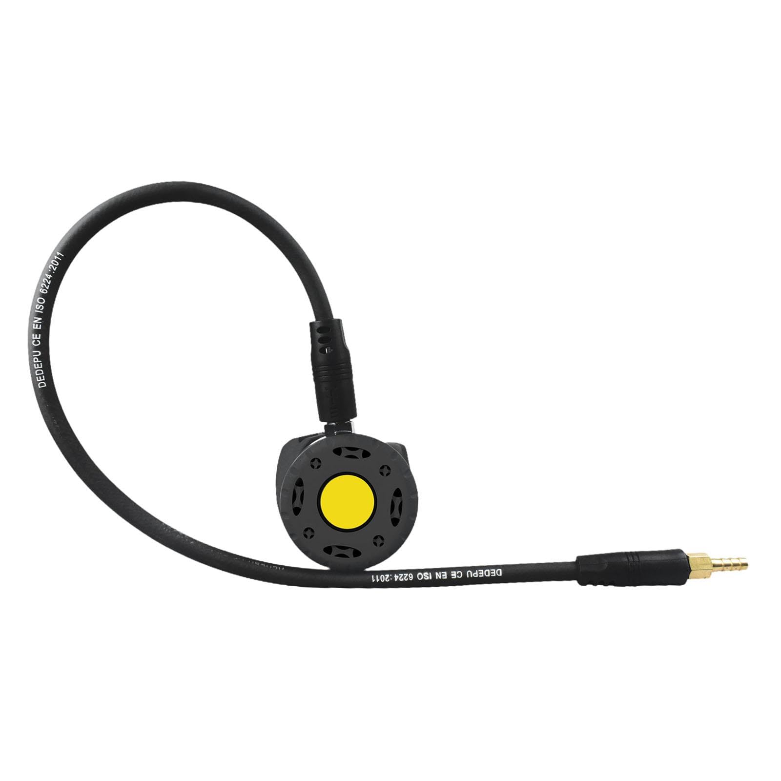 Vaveren Dive Snorkel 2ND Stage Regulator Fit Accessory Easily Install Replacement Primary Breathing Valve Silicone Mouthpiece, Black