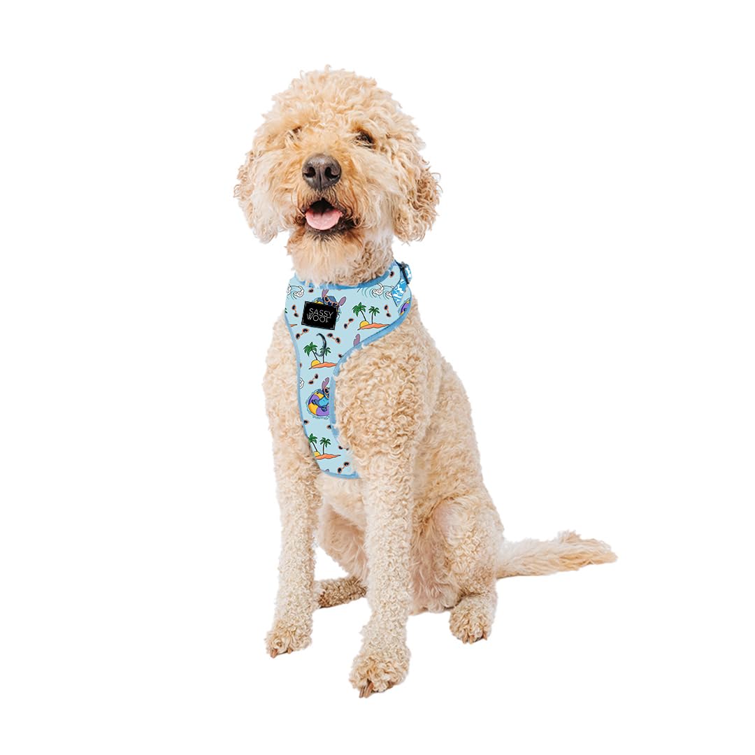 Sassy Woof Dog Adjustable Harness - Disney Stitch - L