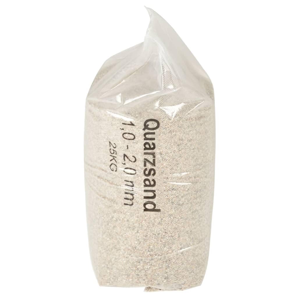 vidaXL Sabbia Filtrante 25 kg 1,0-2,0 mm