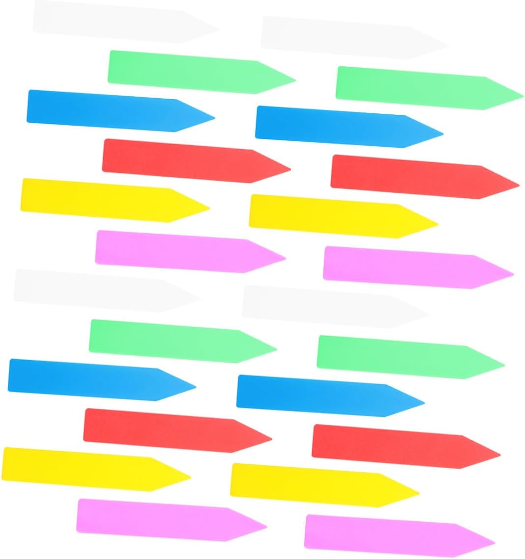 600pcs Waterproof Garden Plant Labels Plastic Plant Markers for Outdoor and Indoor Use Multi-Color 10x1.8cm Tags with Stakes for Flower Vegetable and Succulent Gardening