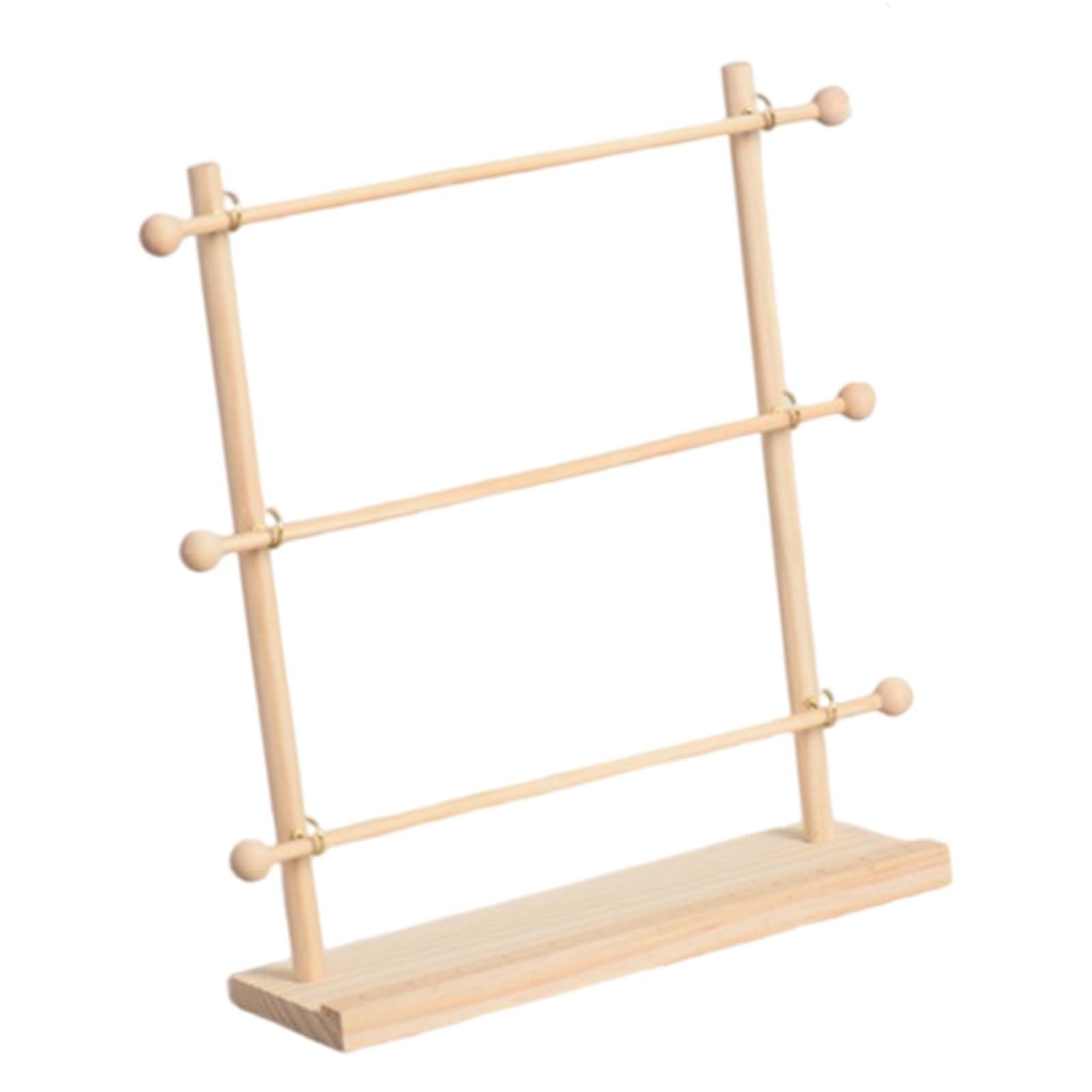 Mllepjdh Multifunctional Ribbon Holder 3 Tiers Yarn Holder Ribbon Storage Organizers Yarn Dispenser Spool Organizers Rack