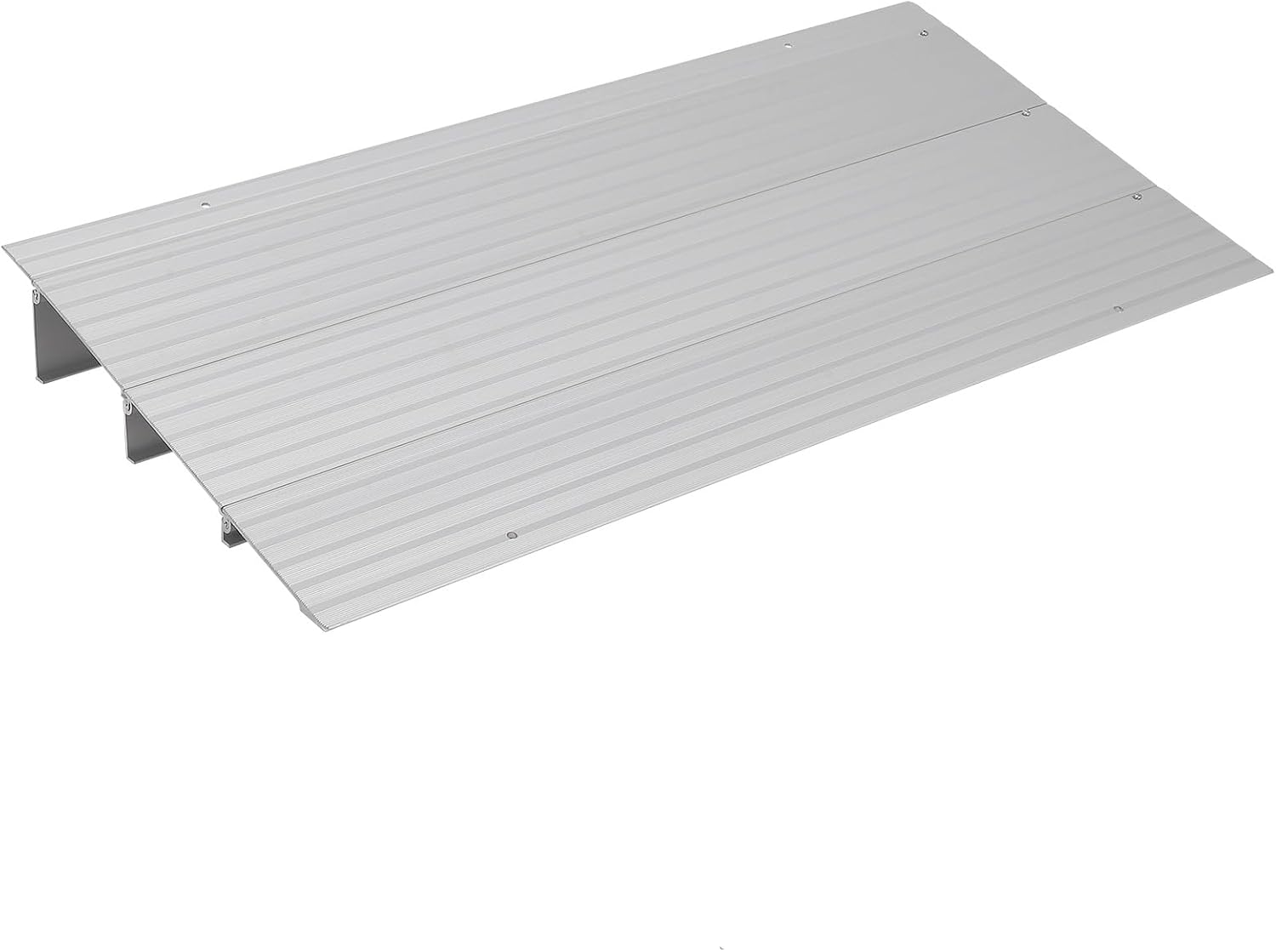 1" Rise Threshold Ramps for Doorways, Adjustable Aluminum Threshold for Exterior Doors, Entry