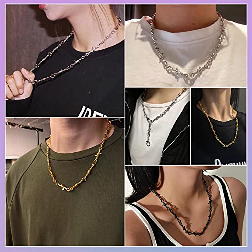Chainspro Eboy Alt Necklace Barb Wire Necklace Punk Halloween Costume Jewelry #TOP1