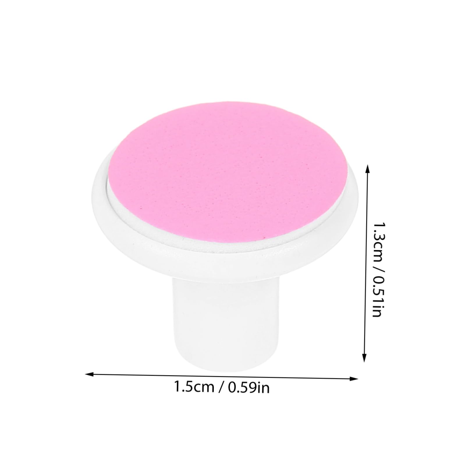 FOMIYES Replacement Parts for Baby Manicure 10pcs Nail Trimmer Grinding Pads Easy Swap Heads