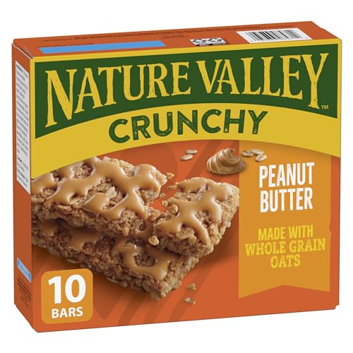Nature Valley Peanut Butter Granola Bars, 10-Count, 230g/8.1 oz., Kosher Certified