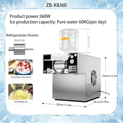 Machine à glaçons automatique et glace pilée électrique 360W - 3