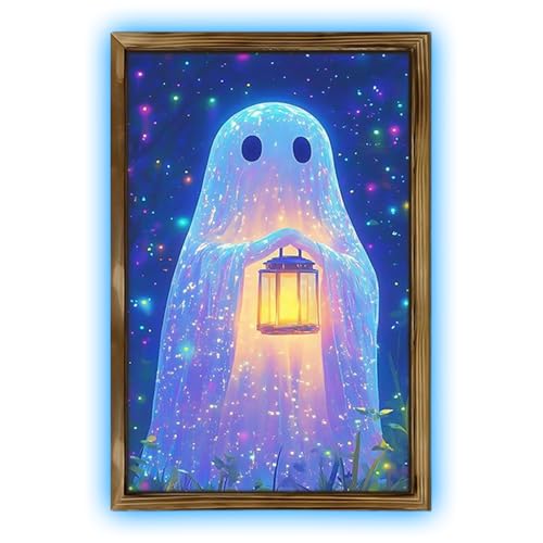 Mysterious Ghost Wall Art – Elegant Glow-In-The-Dark Decor Mysterious Ghost Wall Art – Elegant Glow-In-The-Dark Decor