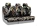 Coverking Rear 60/40 Bench Custom Fit Seat Cover for Select Toyota Sienna Models - Neosupreme (Mossy Oak Break Up Camo Solid)