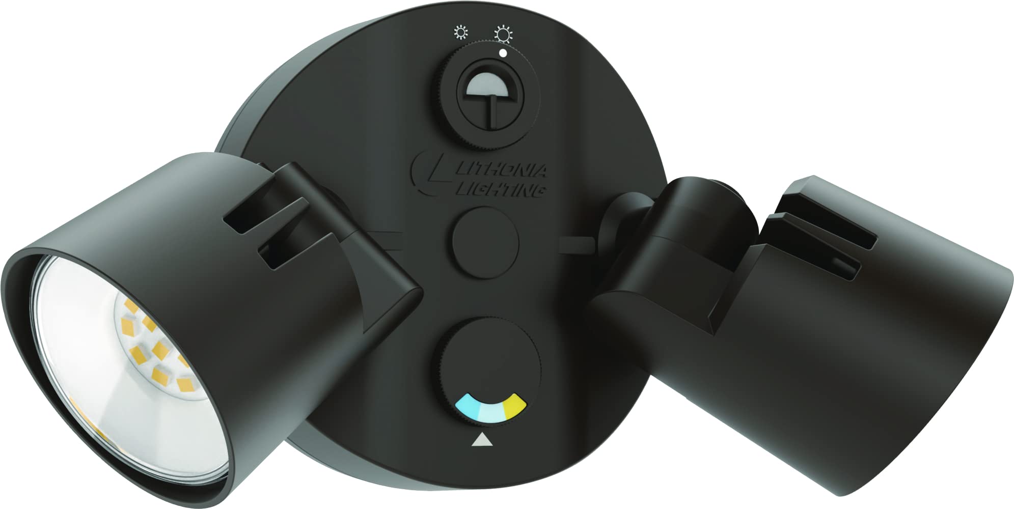 HGX LED 2RH ALO SWW2 120 PE DDB M2 HomeGuard Security Flood Lights 1800-2750 Lumens, 2-Light, Photocell Sensor, Dark Bronze