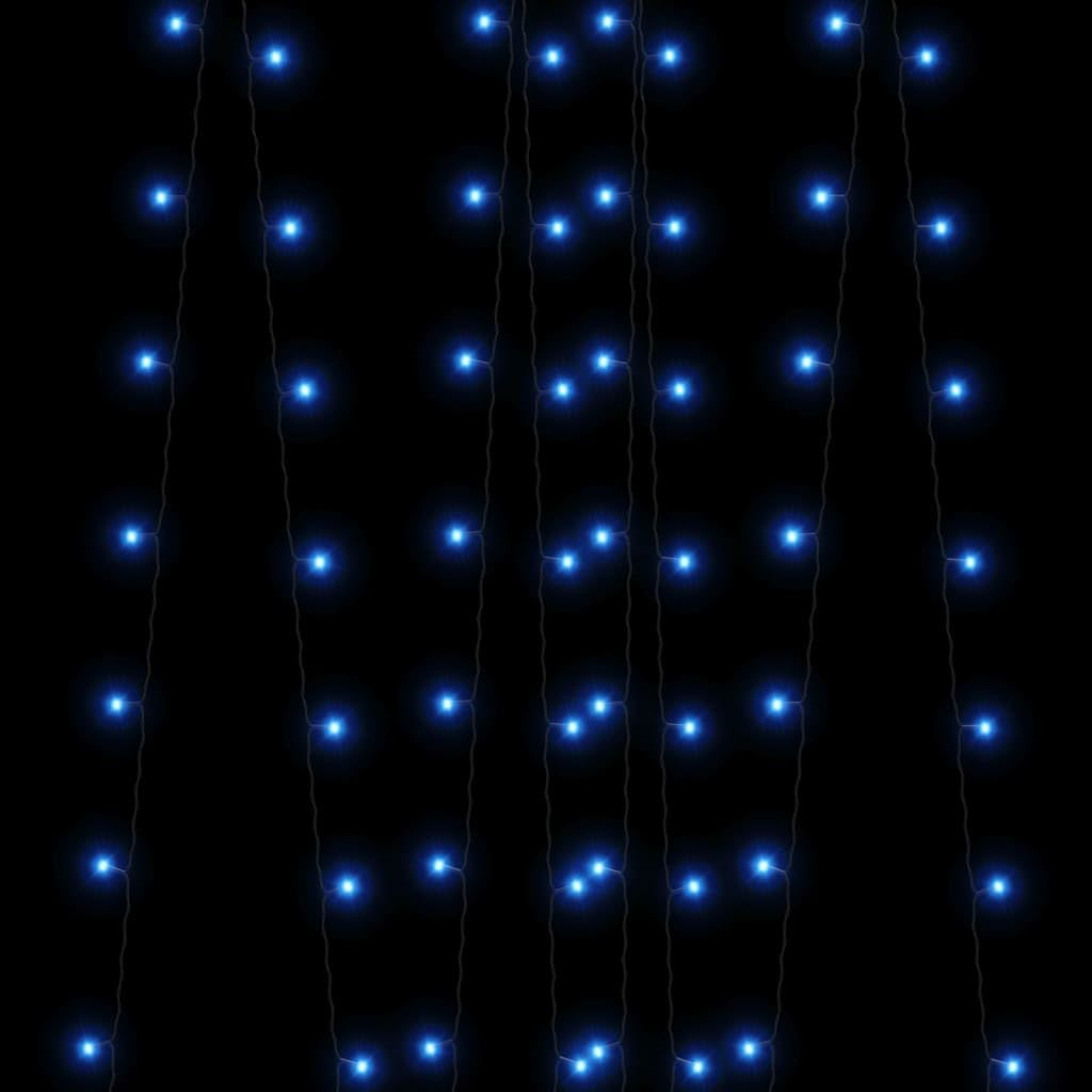 Solar-Lichterketten mit 5x200 energiesparenden LEDs Blau, 5er Set, ideal für Innen- und Außenbereich, inklusive Timer, batteriebetrieben, kompatibel als Weihnachtsbeleuchtung