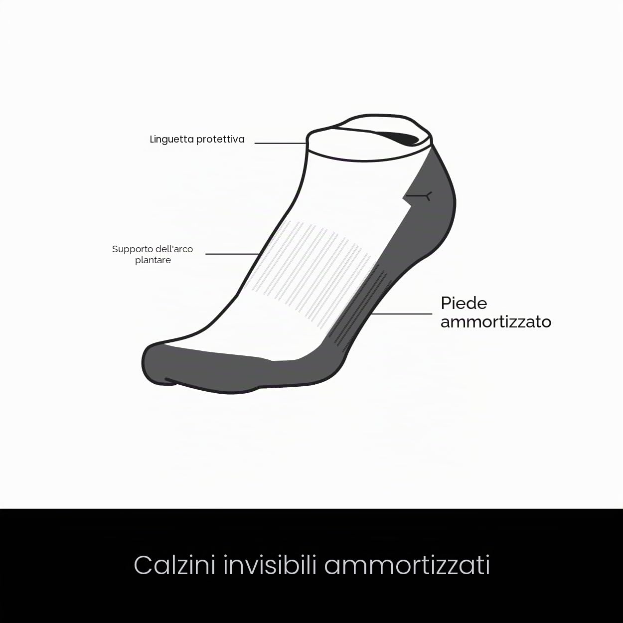 Calvin Klein Calzini da uomo, confezione da 12 paia di calzini leggeri antiscivolo per scarpe da ginnastica