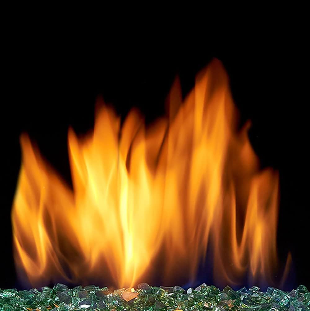 Duluth Forge 1/4 in. Classic Emerald Fire Glass - 10 lb. Bag Fire Pit Glass 14EMGM