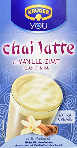 Krüger Chai Latte Vanille-Zimt Milchtee-Getränk, 8er Pack (8 x 250 g)