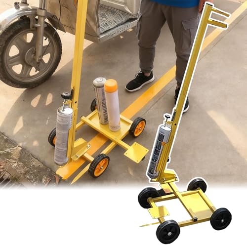 Machine de Traçage Traceur de Lignes de Stationnement Rotatif Inversé, Machine de Traçage de Garage avec Lance de Pulvérisation de Peinture, Traceur de Lignes...