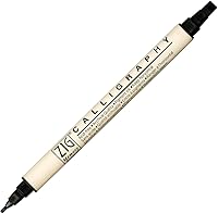 Vista 1 de Kuretake UK Ltd. Zig Memory System - Marcador de caligrafía, color negro puro