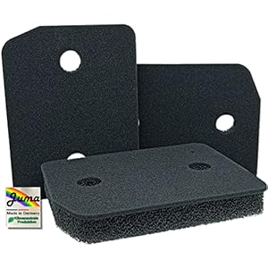 JUMA-Filter für Miele Schwammfilter 9164761 Fein/Grob 207 x 157 x 30mm Wärmepumpentrockner Filter Trockner Kondenstrockner Filterschaum Schaumstoff Sockelfilter Sponge (3er-Set)