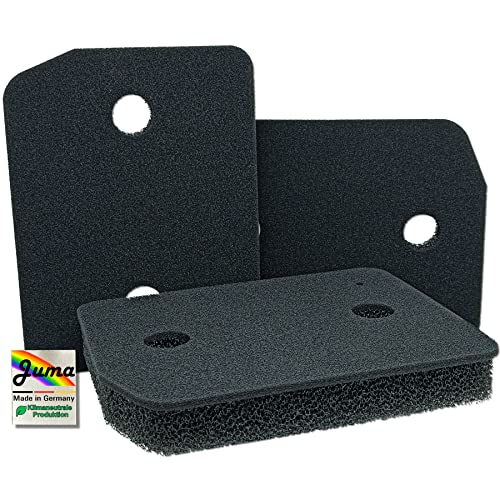 JUMA-Filter für Miele Schwammfilter 9164761 Fein/Grob 207 x 157 x 30mm Wärmepumpentrockner Filter Trockner Kondenstrockner Filterschaum Schaumstoff Sockelfilter Sponge (3er-Set)