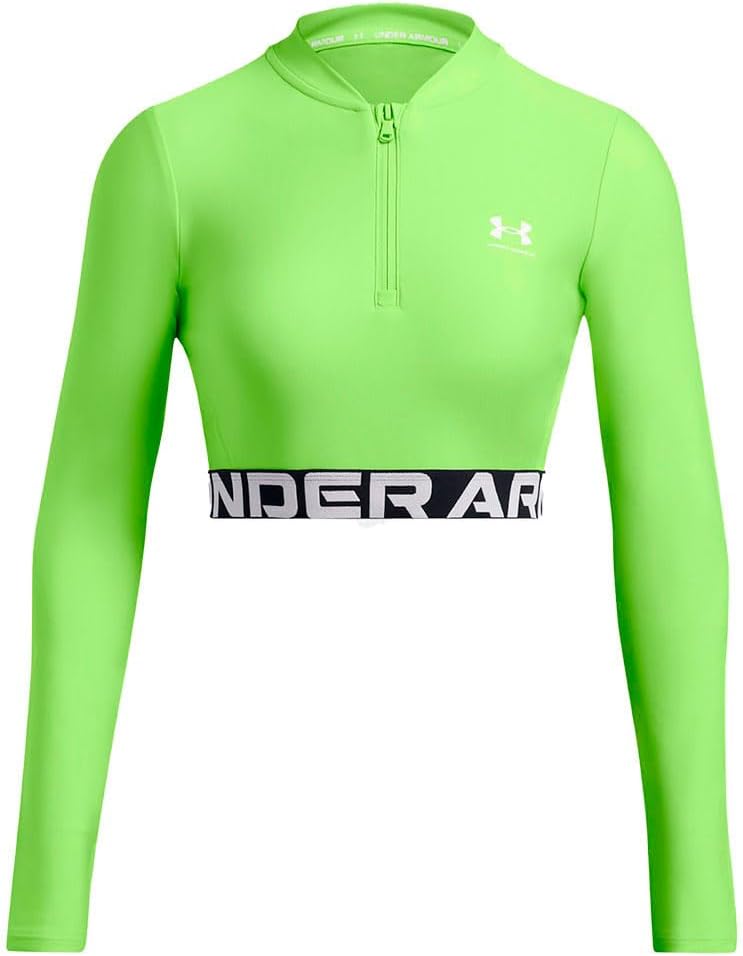 Under Armour - Womens HeatGear Rib 1/4 Zip Long Sleeve Sweater