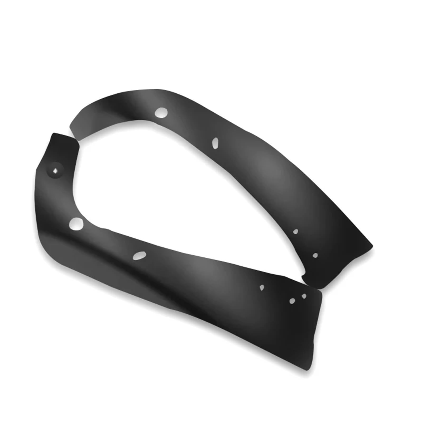 Griglia Di Protezione Radiatore Copertura In Fibra Di Carbonio ABS Per Telaio Moto, Protezione Forcellone, Pannello Laterale Carenatura, Adatta Per Yamaha YZF R6 2006-2018(B Matte Black)