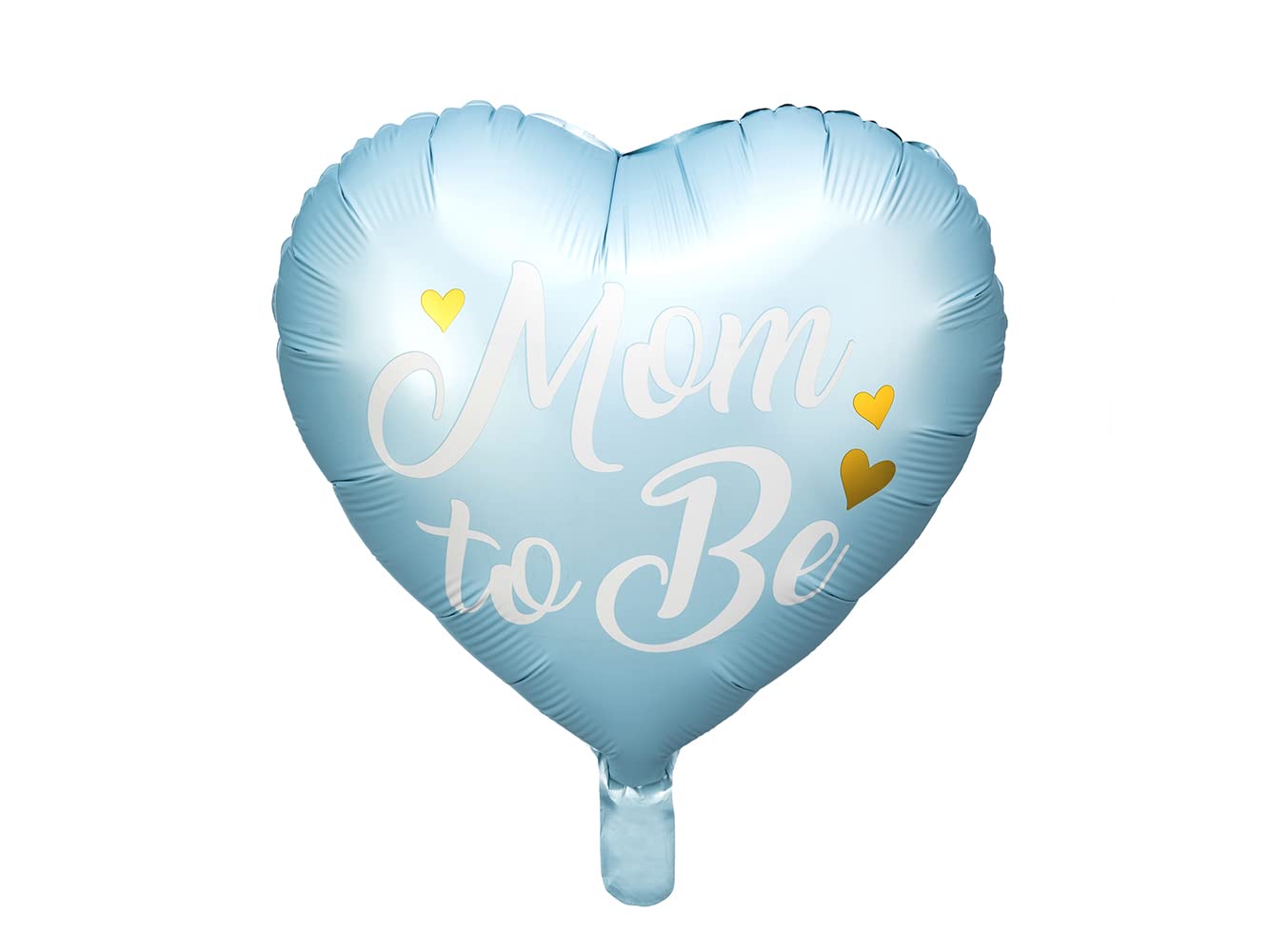 PartyDecoFoil balloon Mom to Be, 35cm, blue