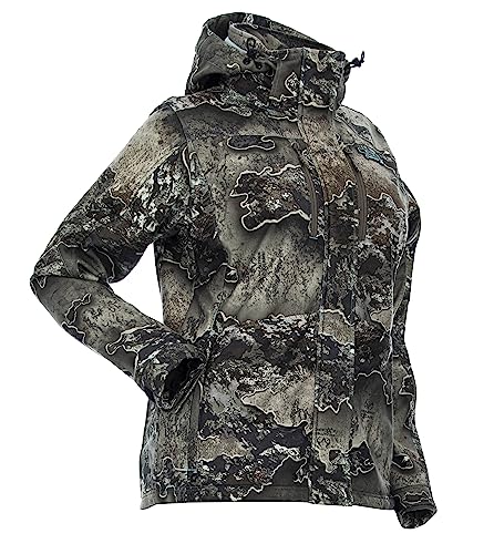 DSG Outerwear Ava 3.0 3-in-1 Camouflage Hunting Jacket for Women with Scent Control, Waterproof - Pockets & Removable Hood3