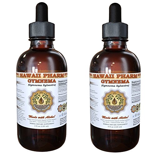 Gymnema Liquid Extract, Organic Gymnema (Gymnema Sylvestre) Tincture Supplement 2x4 oz