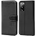 Produktbild Conie Handyhülle für Samsung Galaxy S20 FE Hülle, Premium PU Leder Flip Schutzhülle klappbar für Samsung Galaxy S20 FE Tasche, Schwarz