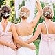 Braut-Haarschmuck, Hochzeitshaarreben für Frauen und Mädchen - Blume, Haarteile für Hochzeit und Ball