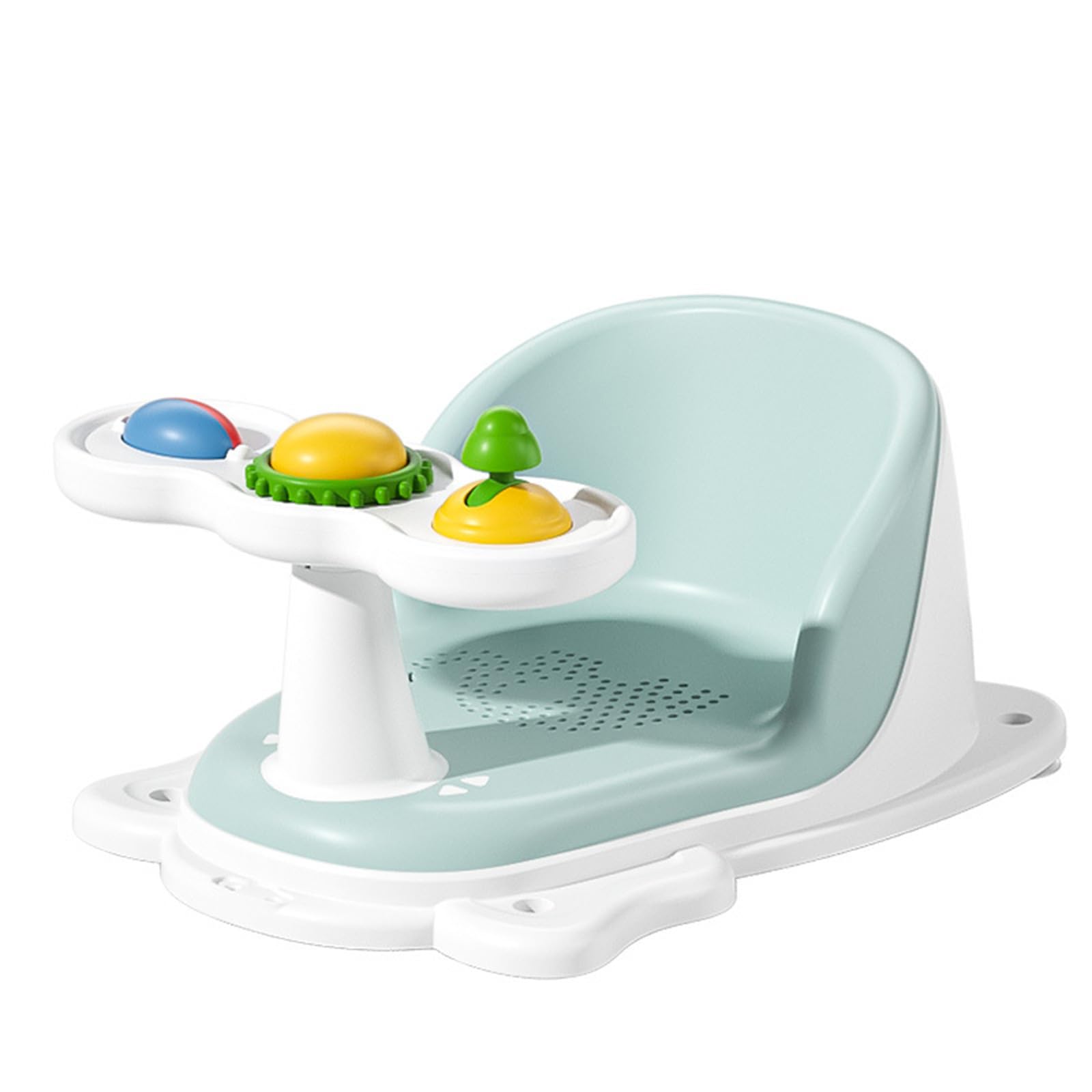 Badewannensitze Babywanne mit Saugnäpfen an der Unterseite für 6 Monate und älter, bietet Rückenlehne Badewanne Badewanne