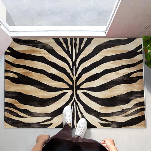 Paillasson extérieur antidérapant 60x90cm tapis lavable résistant - 5