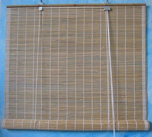 Bamboo Curtain in Fine Rod with Pulley 1.8 x 3.00 m Shade