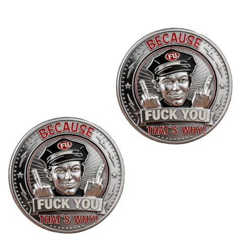 Wiffe Pièce de Monnaie Amusante Unique, pièce décorative