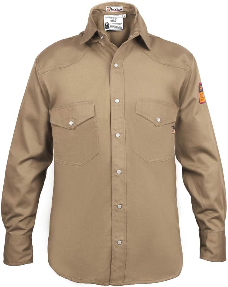 FR Welding Shirt – Flame Resistant, Fire Retardant, 100% Cotton, 7oz Lightweight