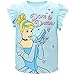 Disney Princess Cinderella Little Girls T-Shirt and French Terry Shorts Outfit Set 6-6X