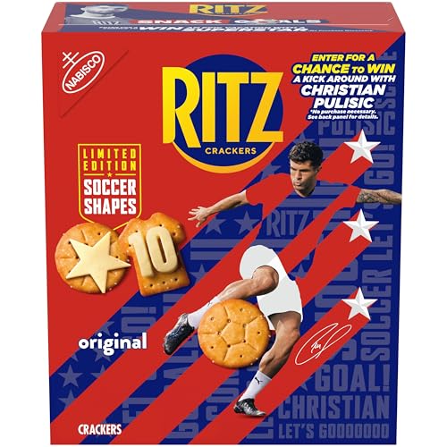 RITZ Soccer Shapes Original Crackers, Snacks...
