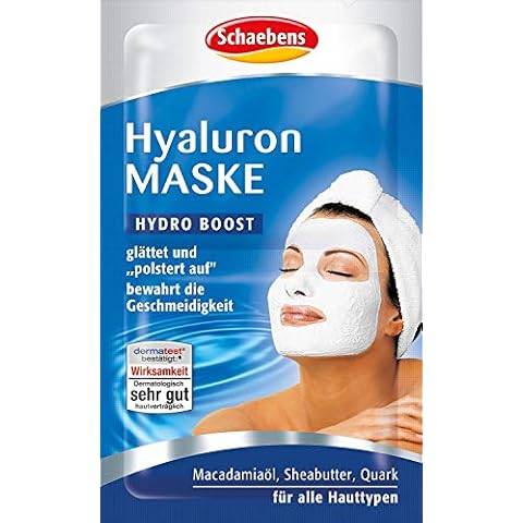 Schaebens Hyaluron Gesichtsmaske - glättet und"polstert auf" Cover