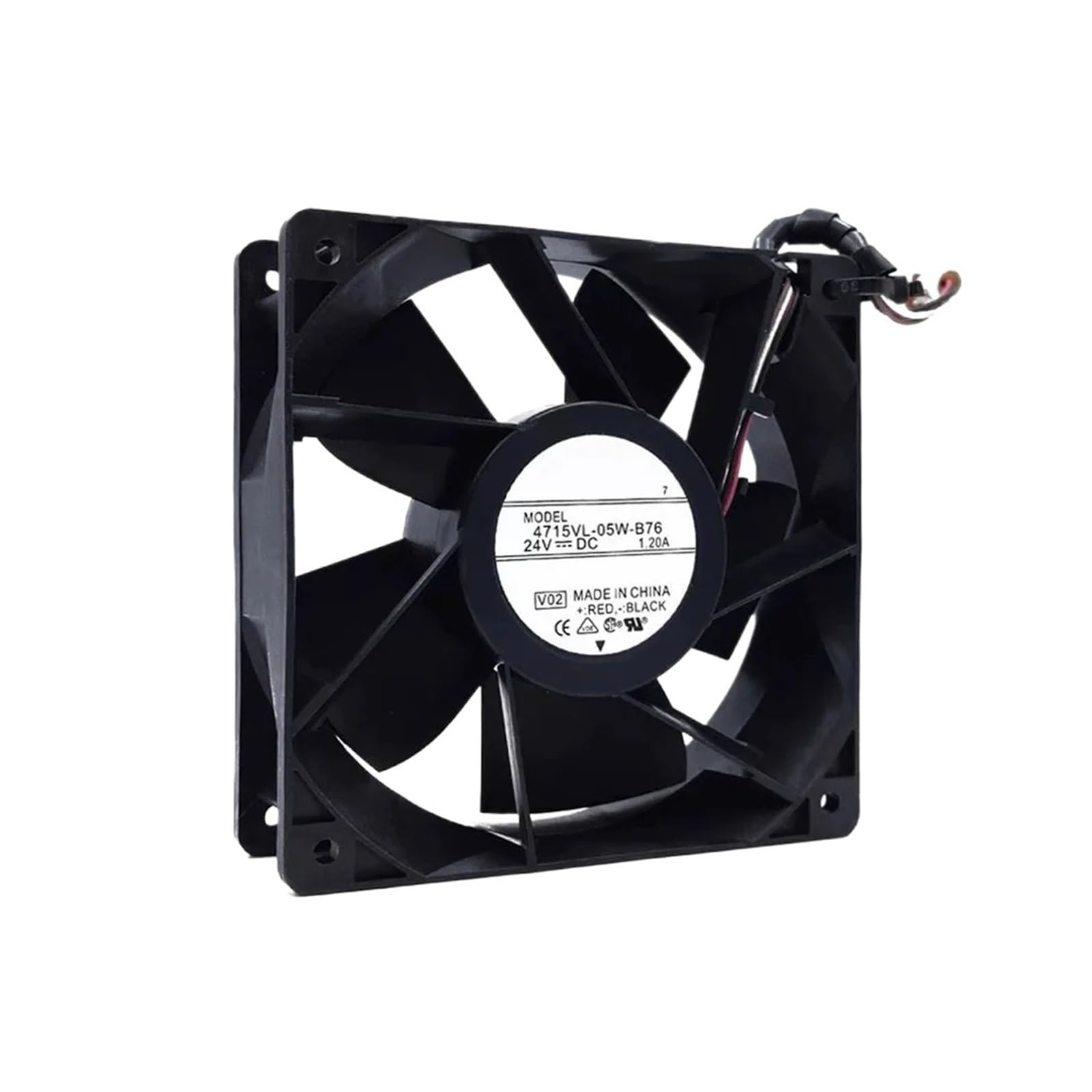 YLPWKMVZ Case cooling Inverter Fan DC24V 1.20A 120 * 120 * 38mm 4715VL-05W-B76 Server