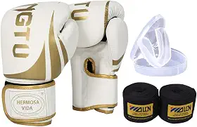 Luvas de boxe, Muay Thai, Kickboxing, adequadas para iniciantes, unissex
