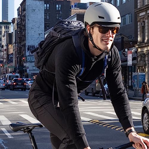 Smith Express Cycling Helmet – Adult Road Bike Helmet With Mips Technology – Lightweight Impact Protection For Men & Women – Removable Visor + Integrated Rear Light – Matte Cloudgrey, Medium #TOP4