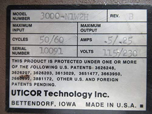 3000-N1W2H LED Display 115/230V 0.5/0.25A 50/60Hz Rev B