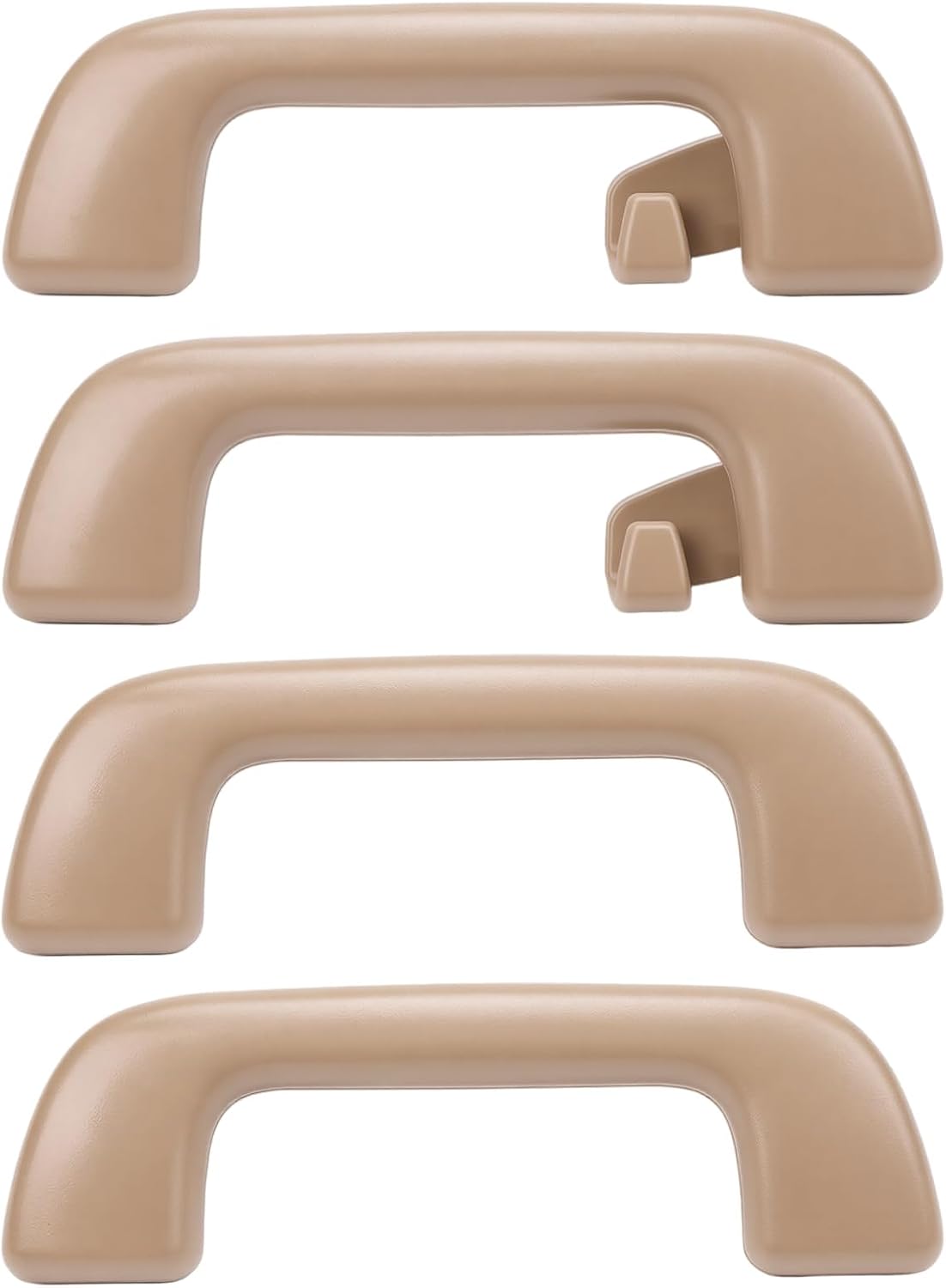 4Pc Beige Grab Roof Ceiling Pull Handles Fit for Corolla Rav4 Yaris 4Runner, Interior Grab Handles, Front ＆ Rear Driver Passenger Side, Replace#74610-52020 74683-8010