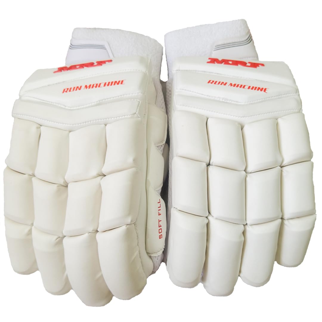 AASHRAY MRF Cricket Batting Gloves, Superior Protection, Enhanced Comfort for Professional and Amateur Cricketers (White, Mens, Right) (B0DBFF182R) Amazon Price History, Amazon Price Tracker