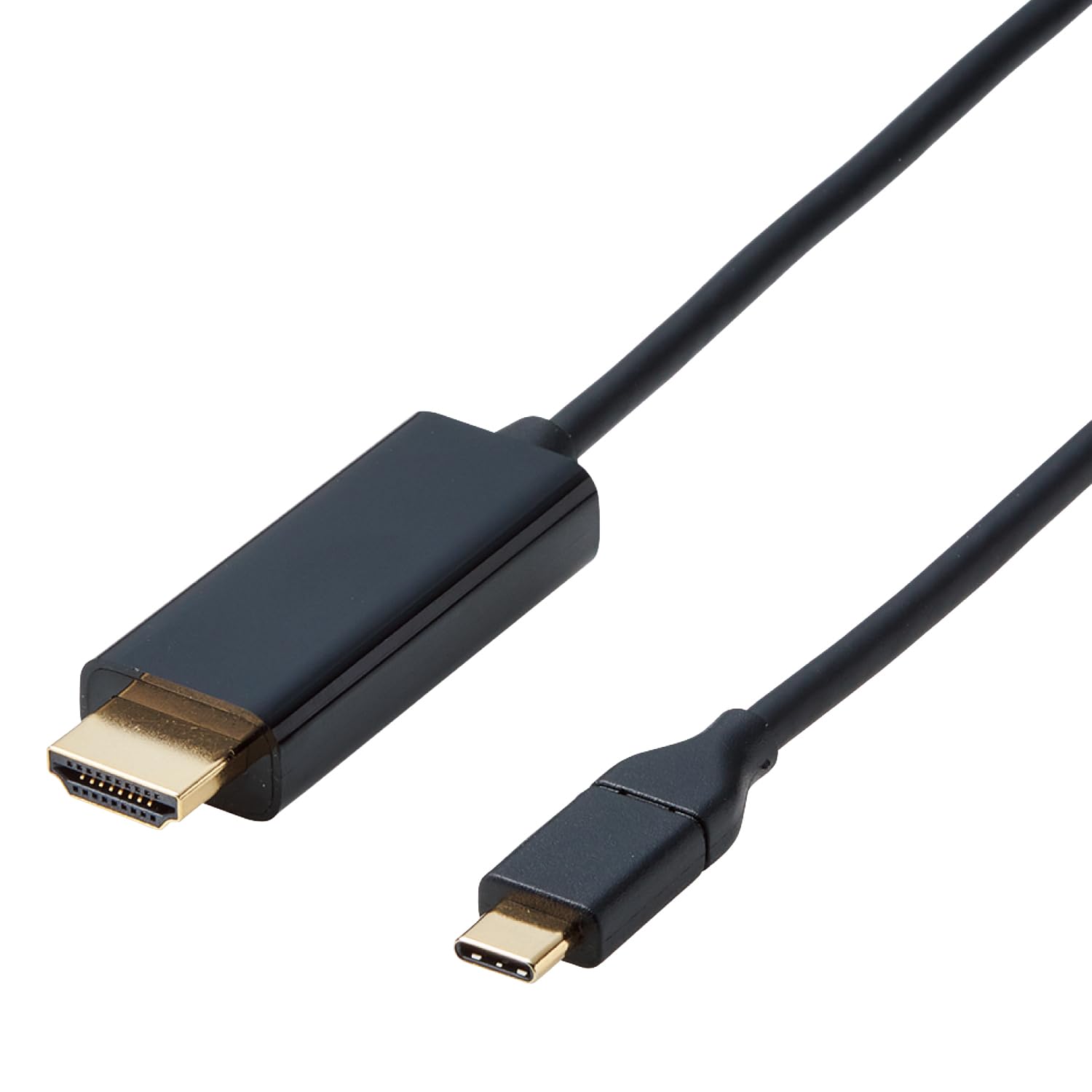 Amazon | エレコム usb c 変換ケーブル 1m Type-C to HDMI 4K(3840