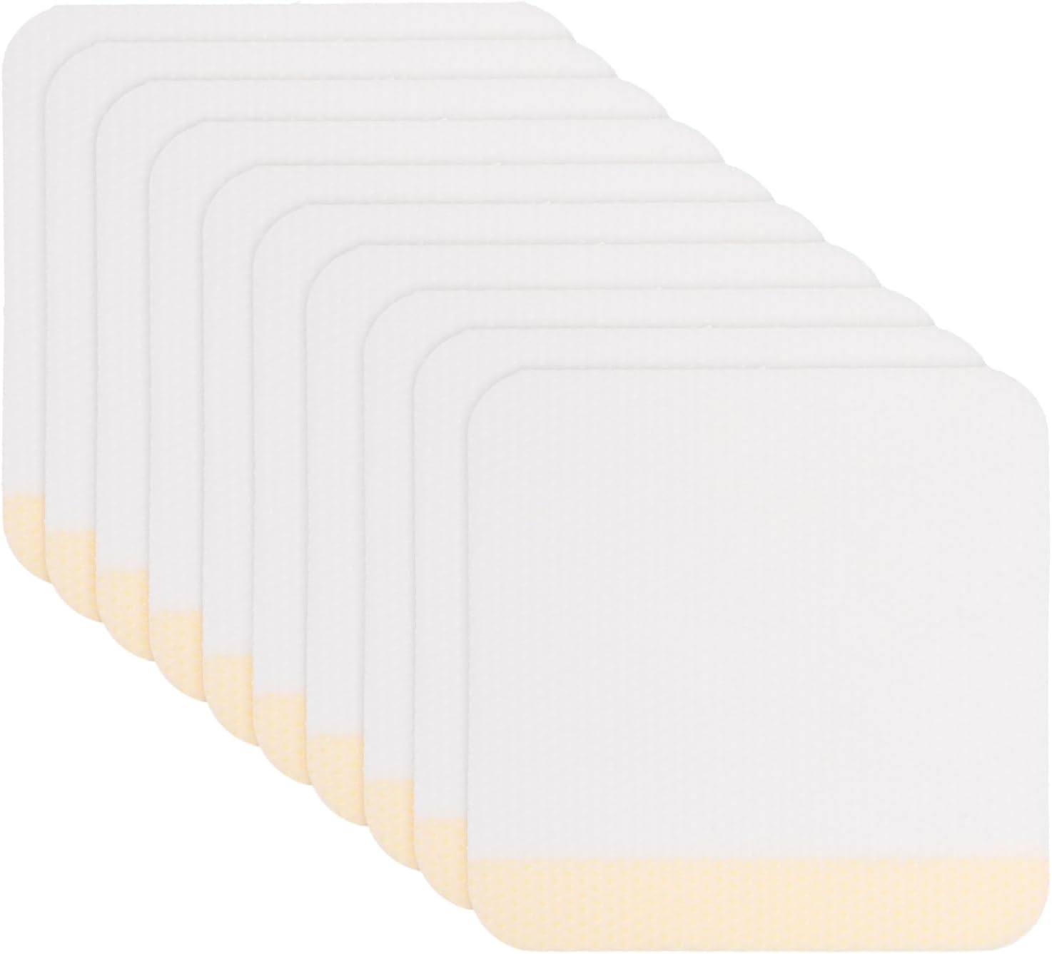 GALPADA Blank Breathable Adhesive Plaster Fixed Patches 100pcs 6cm x 6cm Medical Non-Woven Fabric Acupoint Stickers for DIY Herbal Plasters and Pain Relief Therapy