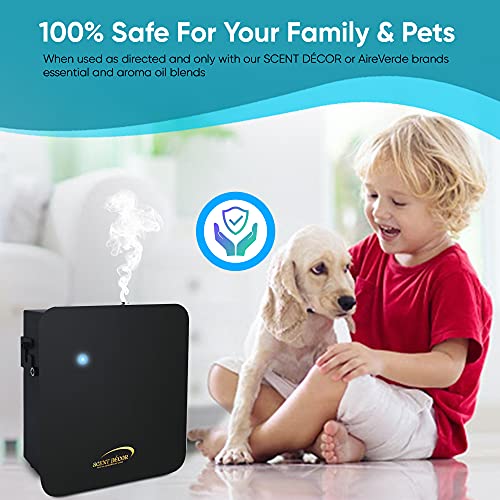 Smart Aroma Oil Diffuser Hvac Scent Air Machine, Large Room Aromatherapy Fragrance Waterless Nebulizer Essential Oil Scent Diffuser Home Air Freshener With Timer 2500 Sq Ft Coverage, Myscent 230 #TOP3