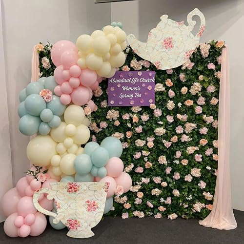 Bucherry Tea Party Decorations Set 2 Pcs Wonderland Teapot Teacup