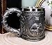 Ebros Medieval Templar Crusader Knight Mug 12oz Suit of Armor Knight Of The Cross Beer Stein Tankard Coffee Cup
