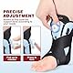 KTQUICK Verstellbare Sprunggelenkbandage mit Drehknopf, Fußbandage mit Abnehmbarem Stabilisator für Plantarfasziitis, Arthritis, ACL, Gelenkschmerzen, Fersensporn, Sport, Rechts & Links - M